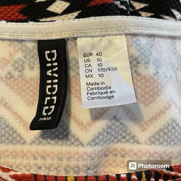 Aztec Western Navajo Southwestern Dress Cowgirl Rodeo Stampede Country Sz 10 - Picture 13 of 13